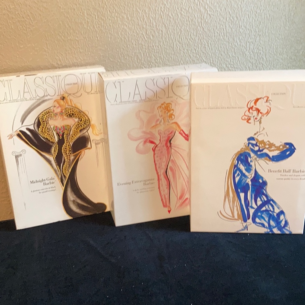 3 collectors Barbies New in the box